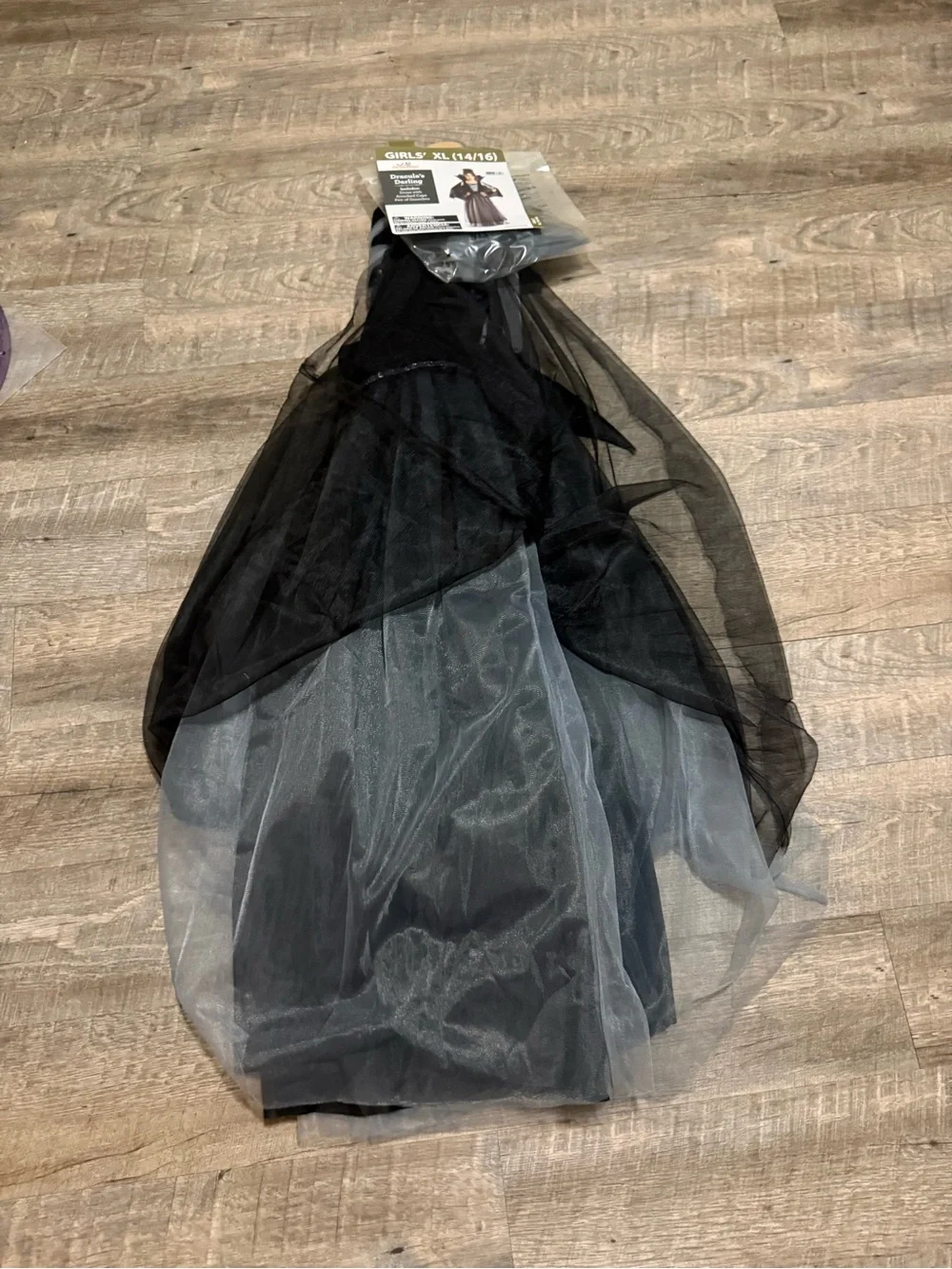 Celebrate! Girls' Dracula's Darling Halloween Costume - Black (Size L, XL)